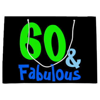 Grand Sac Cadeau Fabuleux Nouvel Anniversaire De Neon