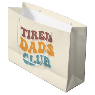 Grand Sac Cadeau Fatigué Dads Club Funny