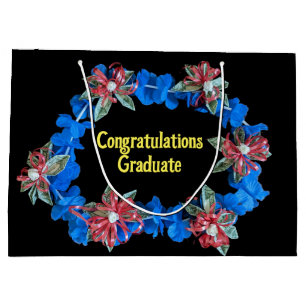 Grand Sac Cadeau Félicitations à Money lei Graduate