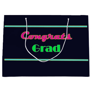 Grand Sac Cadeau Félicitations diplômé avec style