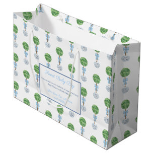 Grand Sac Cadeau Félicitations Pour La Naissance De Votre Garçon
