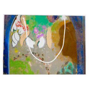 Grand Sac Cadeau Femme à la fenêtre, Redon
