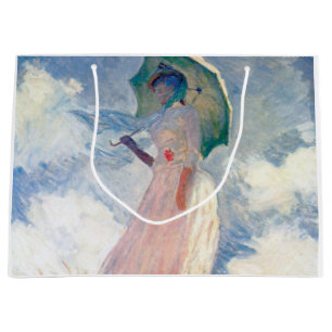 Grand Sac Cadeau Femme avec un parasol, Claude Monet, 1886
