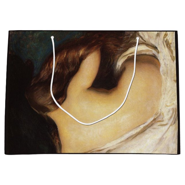 Grand Sac Cadeau Femme qui pleure ses cheveux (par Joseph DeCamp) (Devant)