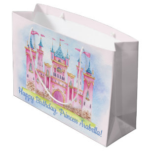 Grand Sac Cadeau Fête d'anniversaire de la princesse