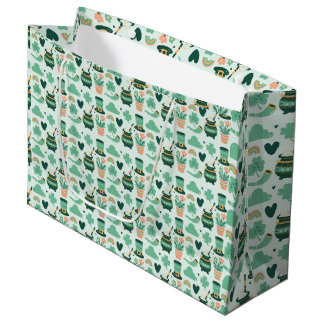 Grand Sac Cadeau fête de la saint-patrick