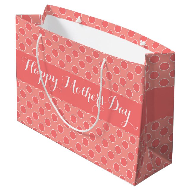 Grand Sac Cadeau Fête des mères (Dos Angle)