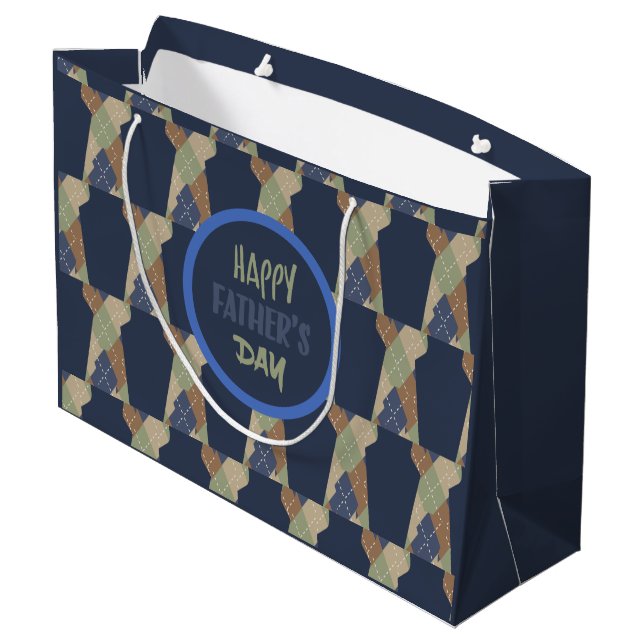 Grand Sac Cadeau Fête des pères (Dos Angle)