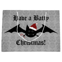 Fête gothique de la chauve-souris de Noël