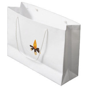 Grand Sac Cadeau Feu de camp