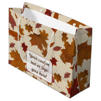 Feuilles d'automne avec couleur personnalisée et É