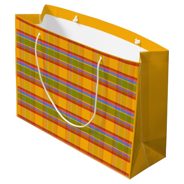 Grand Sac Cadeau FICHE À Pâtisserie (Dos Angle)