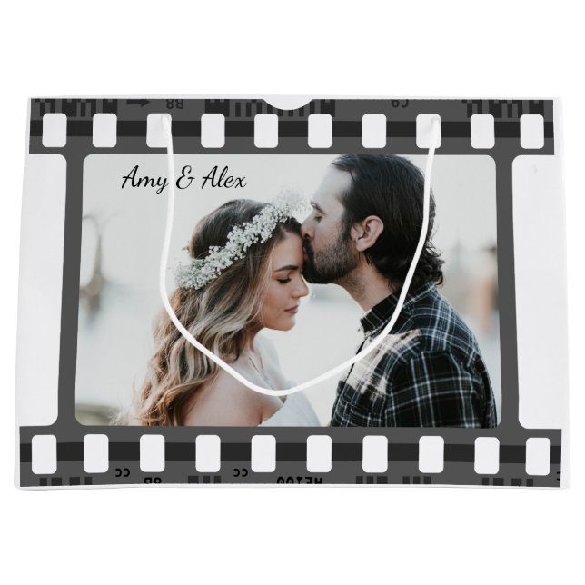 Grand Sac Cadeau Film tendance Reel Film Film personnalisable Cadre (Devant)