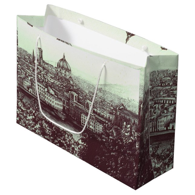 Grand Sac Cadeau Firenze (Devant Angle)