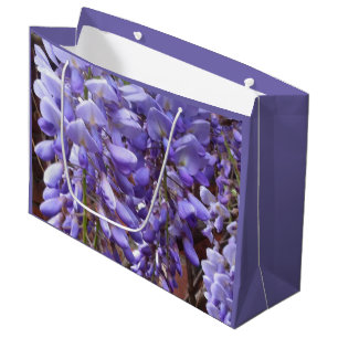 Grand Sac Cadeau Fleur de bactéries pourpres
