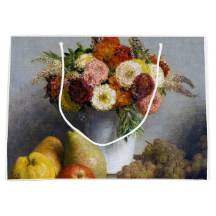 Grand Sac Cadeau Fleurs et fruits, Henri Fantin-Latour