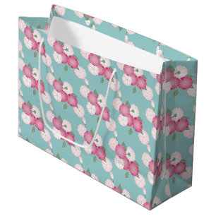 Grand Sac Cadeau Fleurs japonaises de cerises