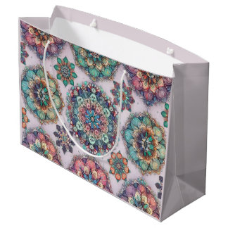 Grand Sac Cadeau Flocons de Neige Pas Ordinaires