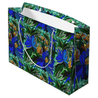 Grand Sac Cadeau Floral