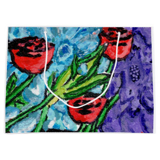 Grand Sac Cadeau Floral Gift Bag