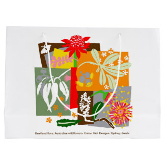 Grand Sac Cadeau Flore autochtone australienne BUSHLAND -