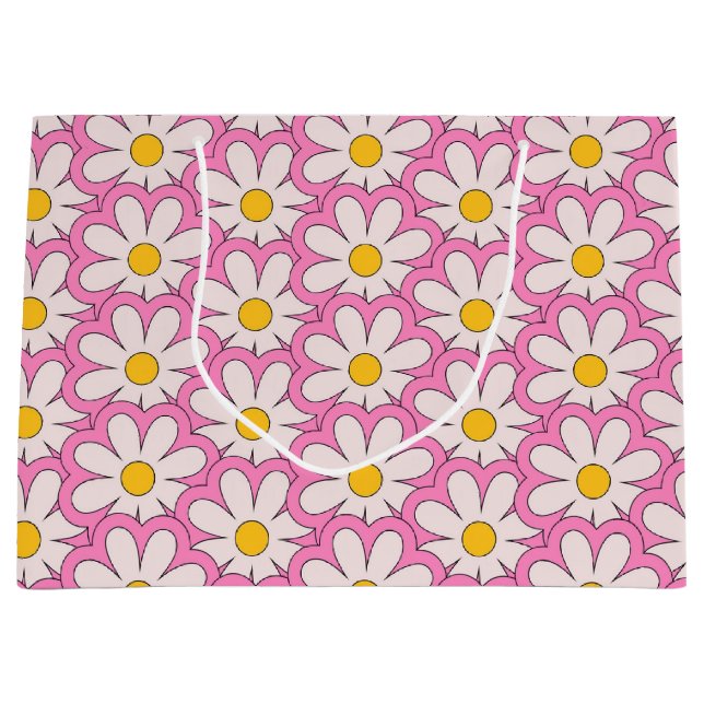 Grand Sac Cadeau Flower (Devant)