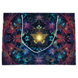 Grand Sac Cadeau Flux papillon