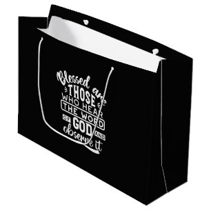 Grand Sac Cadeau Foi et obéissance – Écriture Inspirante