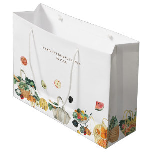 Grand Sac Cadeau Fraîche De La Fête des mariées Du Marché