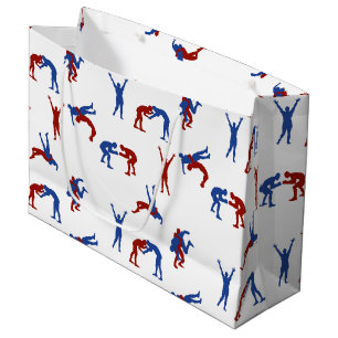 Grand Sac Cadeau Freestyle Greco Motif de lutte romaine
