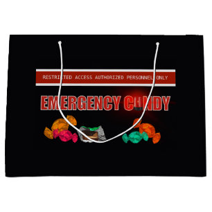 Grand Sac Cadeau Funky Urgence Candy Safety First