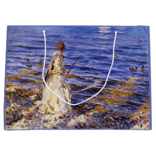 Grand Sac Cadeau Girl Fishing (par John Singer Sargent)