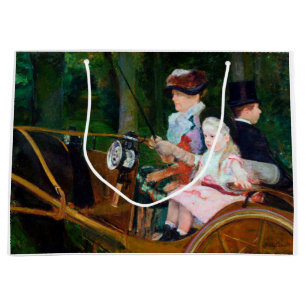 Grand Sac Cadeau Girl Riding a Carrie, Mary Cassatt