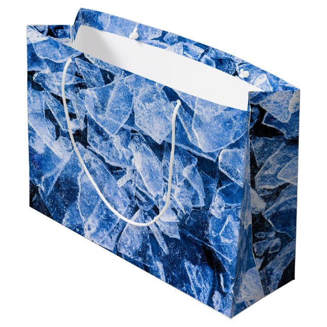 Grand Sac Cadeau Glace froide (Dos Angle)