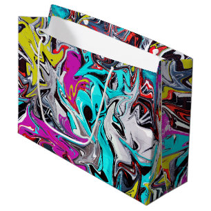 Grand Sac Cadeau Graffiti