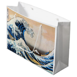 Grand Sac Cadeau Grande vague, Hokusai, Ukiyo-e