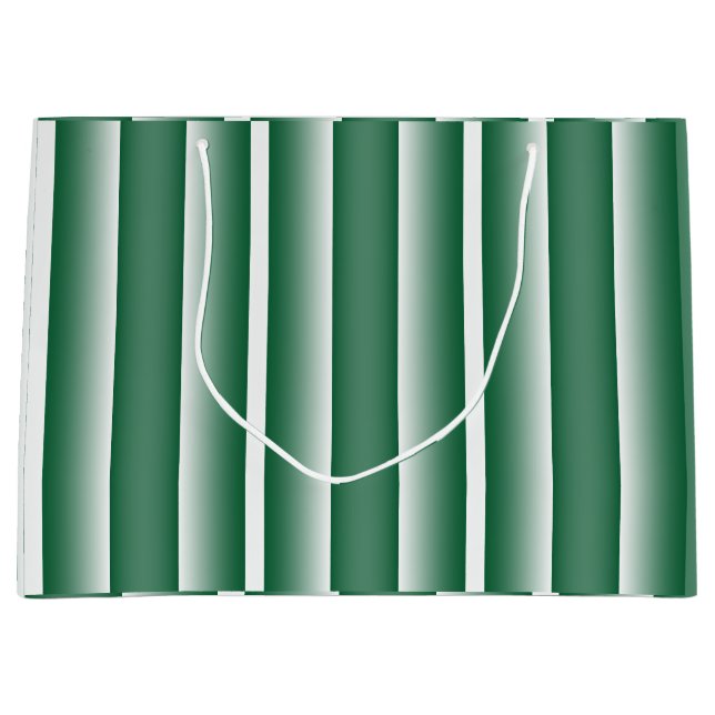 Grand Sac Cadeau Grandes vertes et blanches (Devant)
