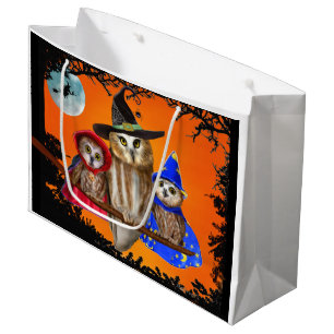 GRAND SAC CADEAU HALLOWEEN HEUREUX DU HIBOU DES USA !