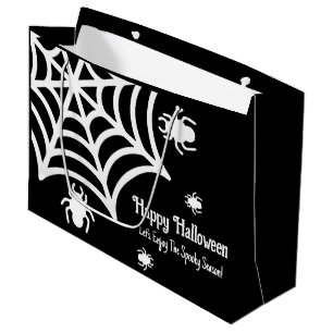 Grand Sac Cadeau Halloween Spiderweb personnalisé