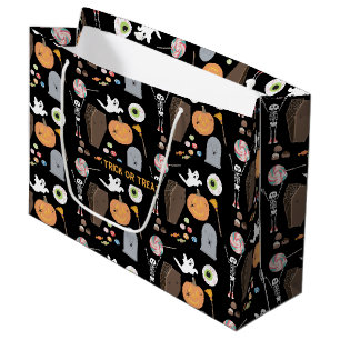 Grand Sac Cadeau Halloween Trick ou Treat