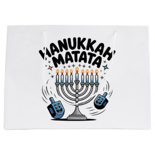 Grand Sac Cadeau Hanukkah Matata Drôle Hanukkah Juif