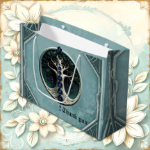Harmonie dans turquoise, arbre mystique de la vie.
