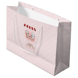 Grand Sac Cadeau Heure du café