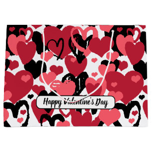 Grand Sac Cadeau heureuse Sainte-Valentin