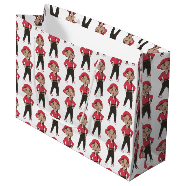 Grand Sac Cadeau Hip hop Danse Enseignant Hiphop Breakdance Considé (Devant Angle)