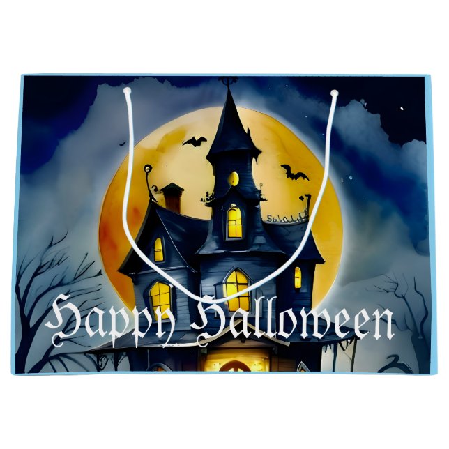 Grand Sac Cadeau Hollow et Moon (Devant)