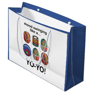 Grand Sac Cadeau Humeur Yoyo Changements Comme Un Yoyo Drôle
