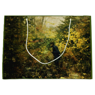 Grand Sac Cadeau Hunter in the Forest (par H.A. Brendekilde)