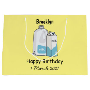 Grand Sac Cadeau Illustration du lait