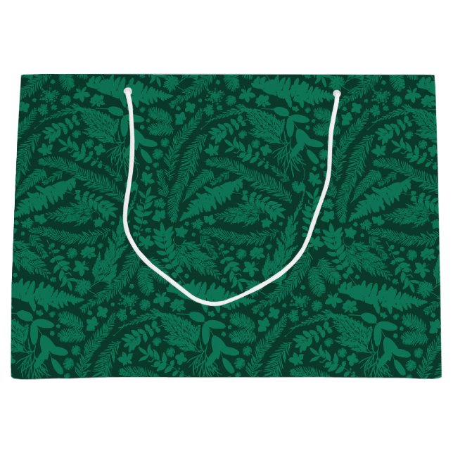 Grand Sac Cadeau Impressions botaniques (Devant)